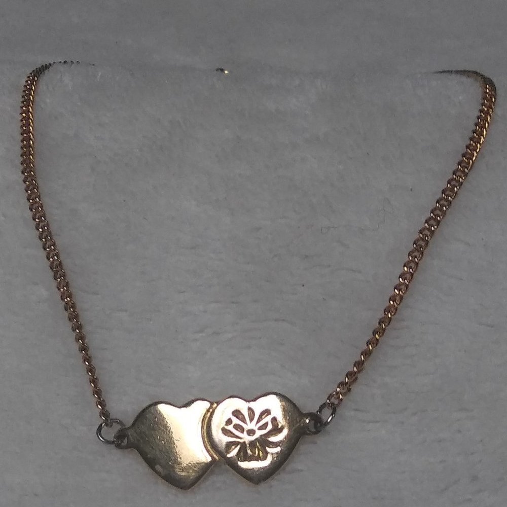 Two Hearts Anklet